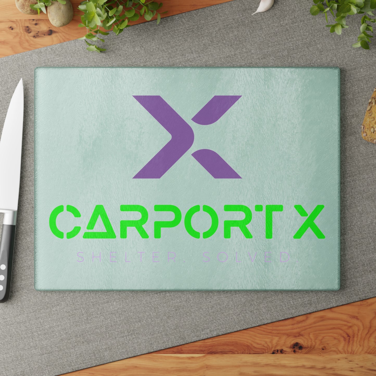 CarportX Glass Cutting Board