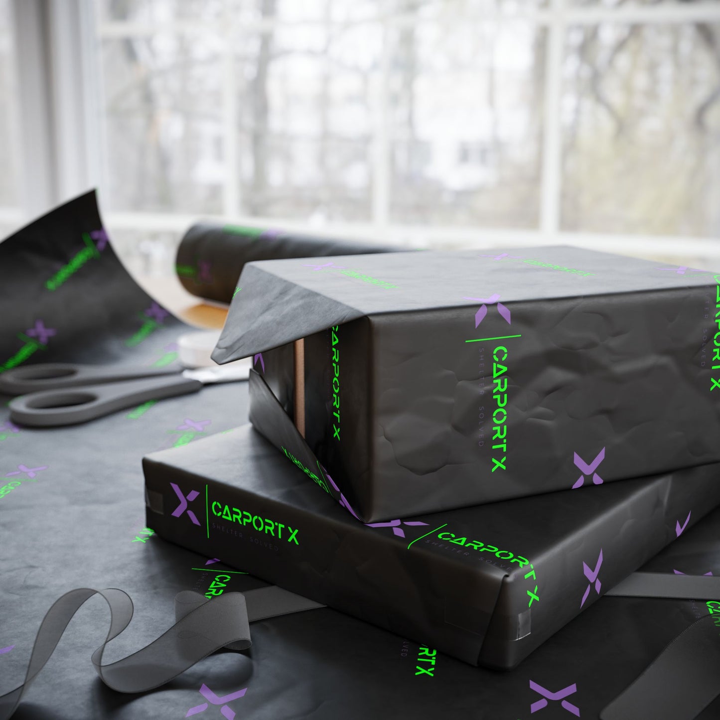 CarportX Themed Wrapping Paper for Holidays & Celebrations