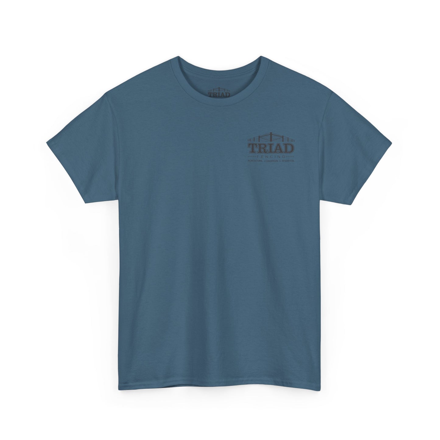 Triad Fencing Black Logo Unisex Heavy Cotton Tee