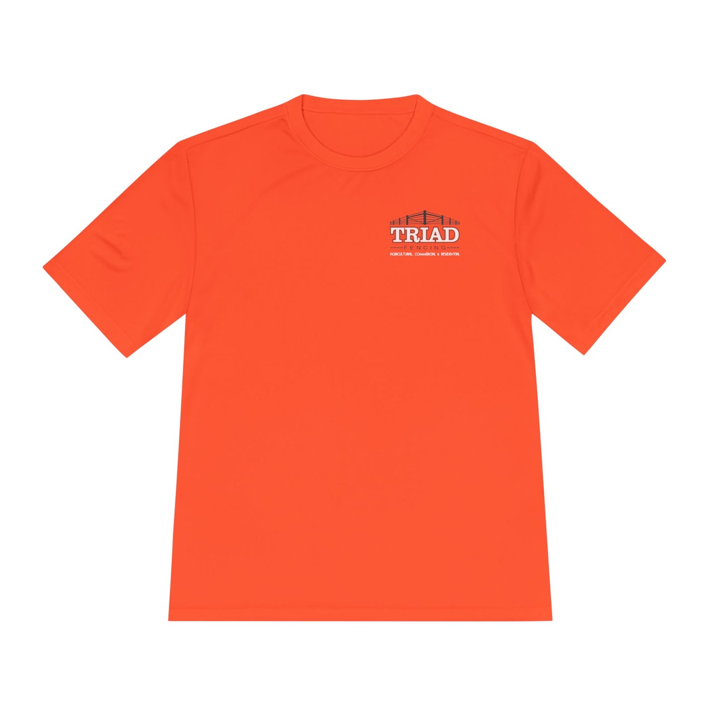 Triad Fencing Unisex Moisture Wicking Tee for Active Lifestyles, Perfect for Gym, Sports, Outdoor Activities, Customizable Design, Gift for Athletes