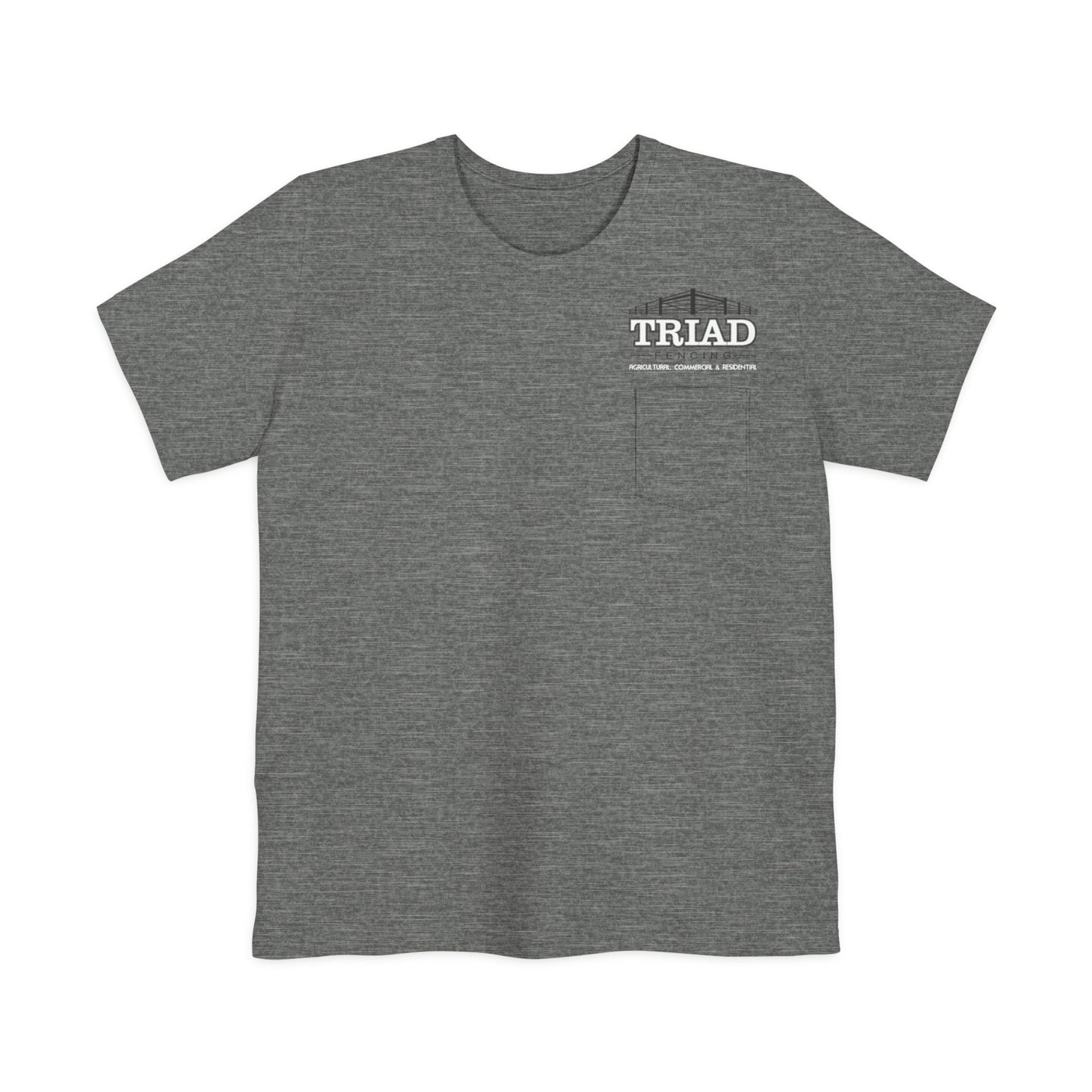 Triad Fencing Inverted Upgraded Unisex Pocket T-Shirt - Comfortable Everyday Essential