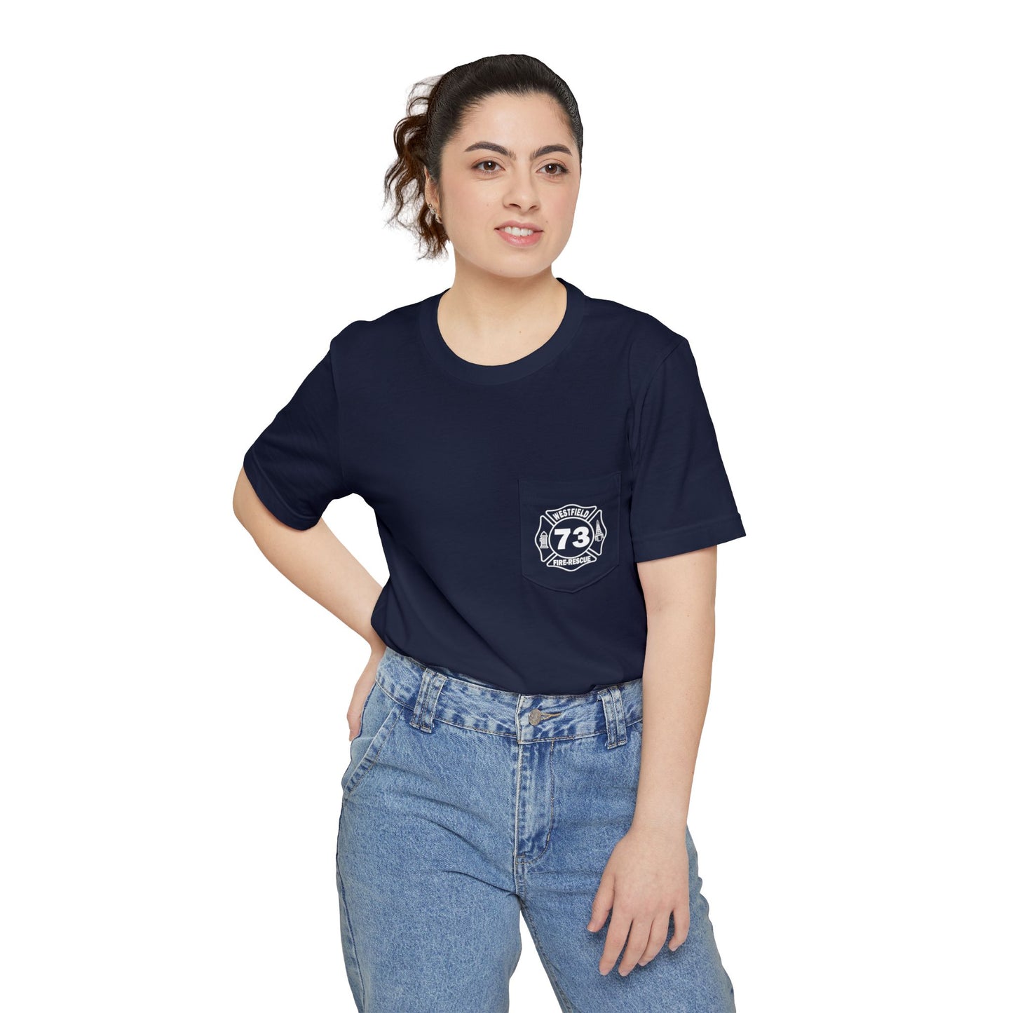 WVFD Retro Upgraded Unisex Pocket T-Shirt - Comfortable Everyday Essential