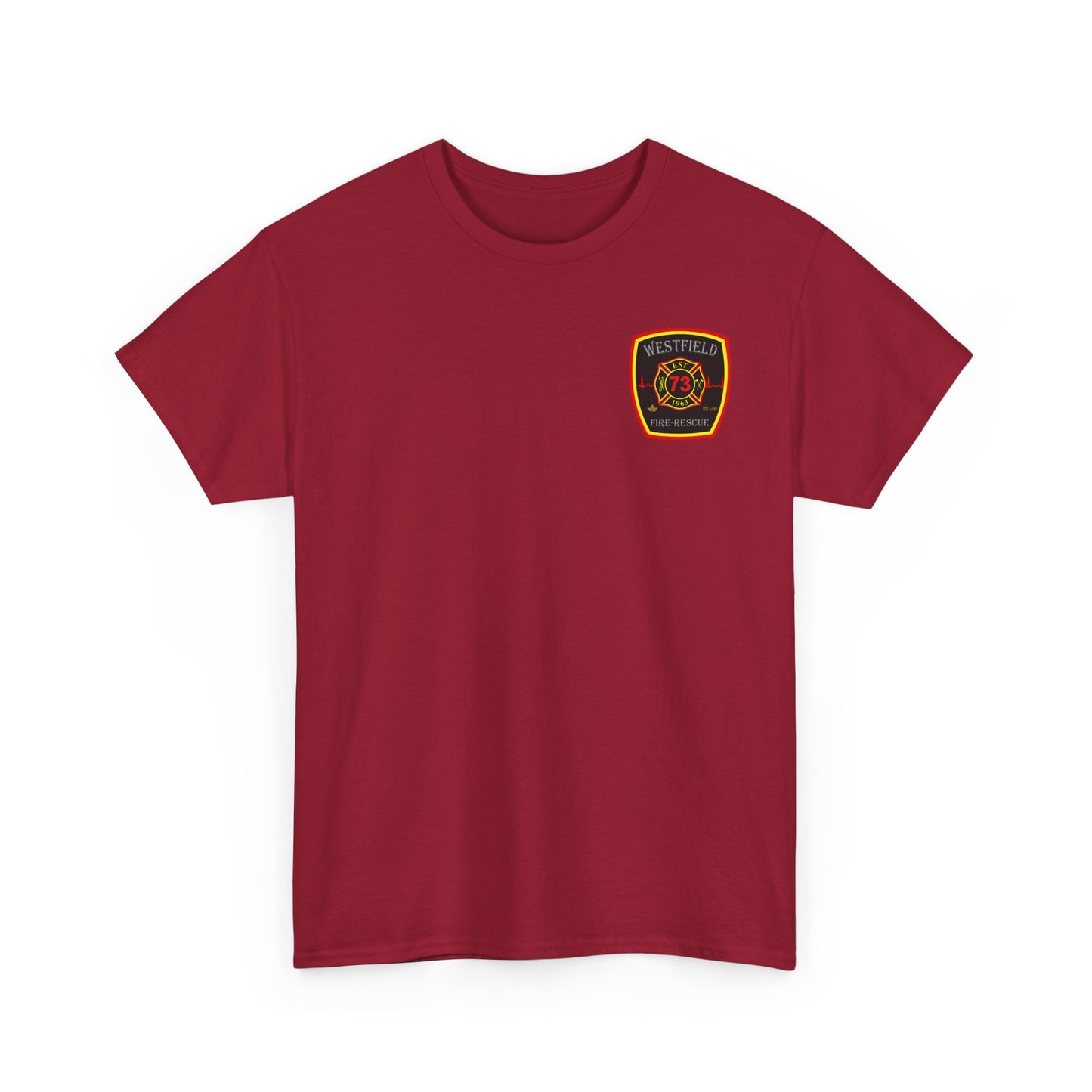 WVFD Firefighter - FR Tee – Unisex Heavy Cotton Shirt with Brave Design