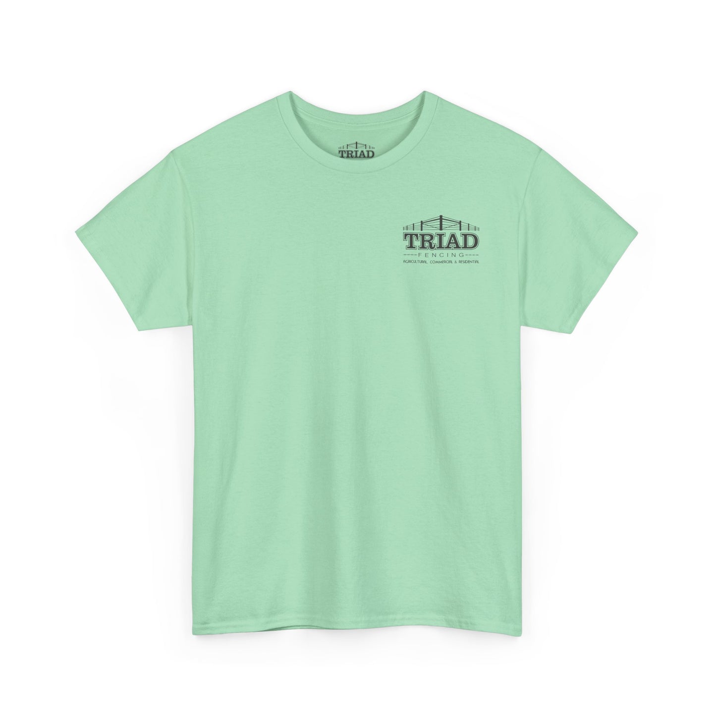 Triad Fencing Black Logo Unisex Heavy Cotton Tee