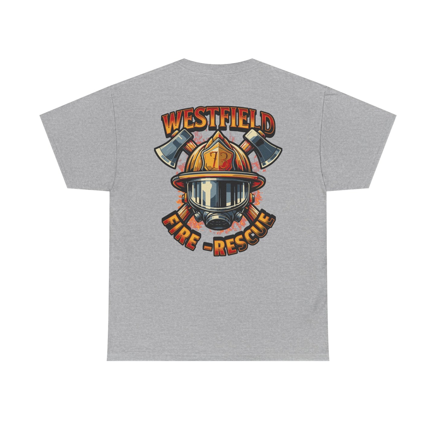 WVFD Firefighter - FR Tee – Unisex Heavy Cotton Shirt with Brave Design