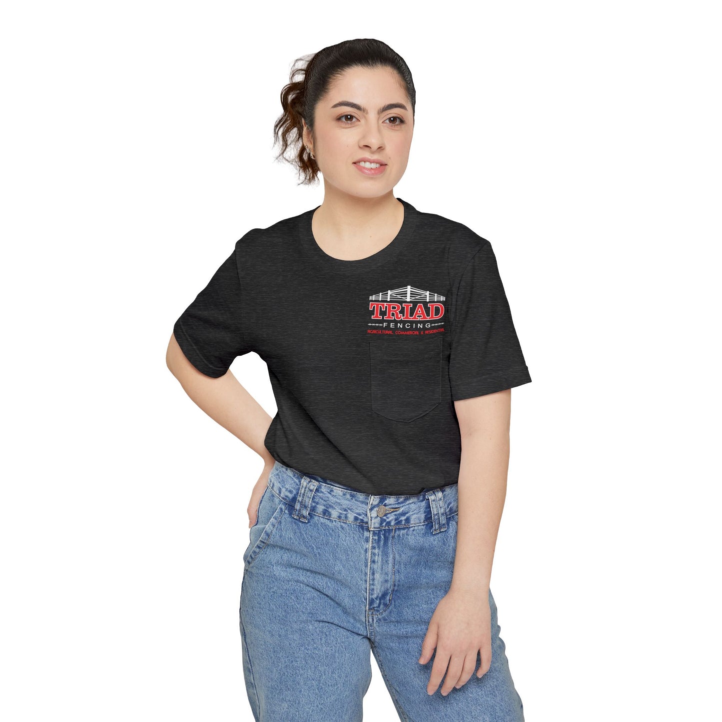 Triad Fencing Upgraded Unisex Pocket T-Shirt - Comfortable Everyday Essential
