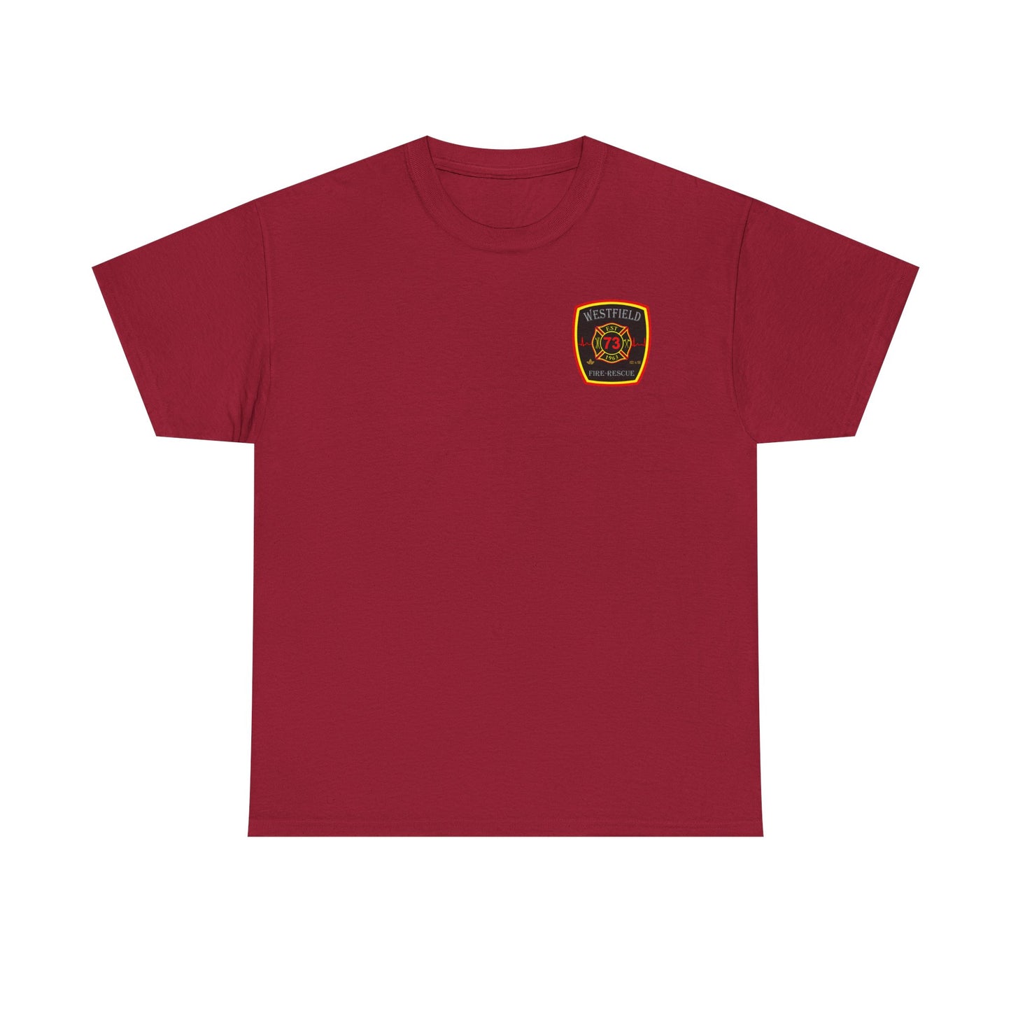 WVFD FF Skull Tee – Unisex Heavy Cotton Shirt with Brave Design