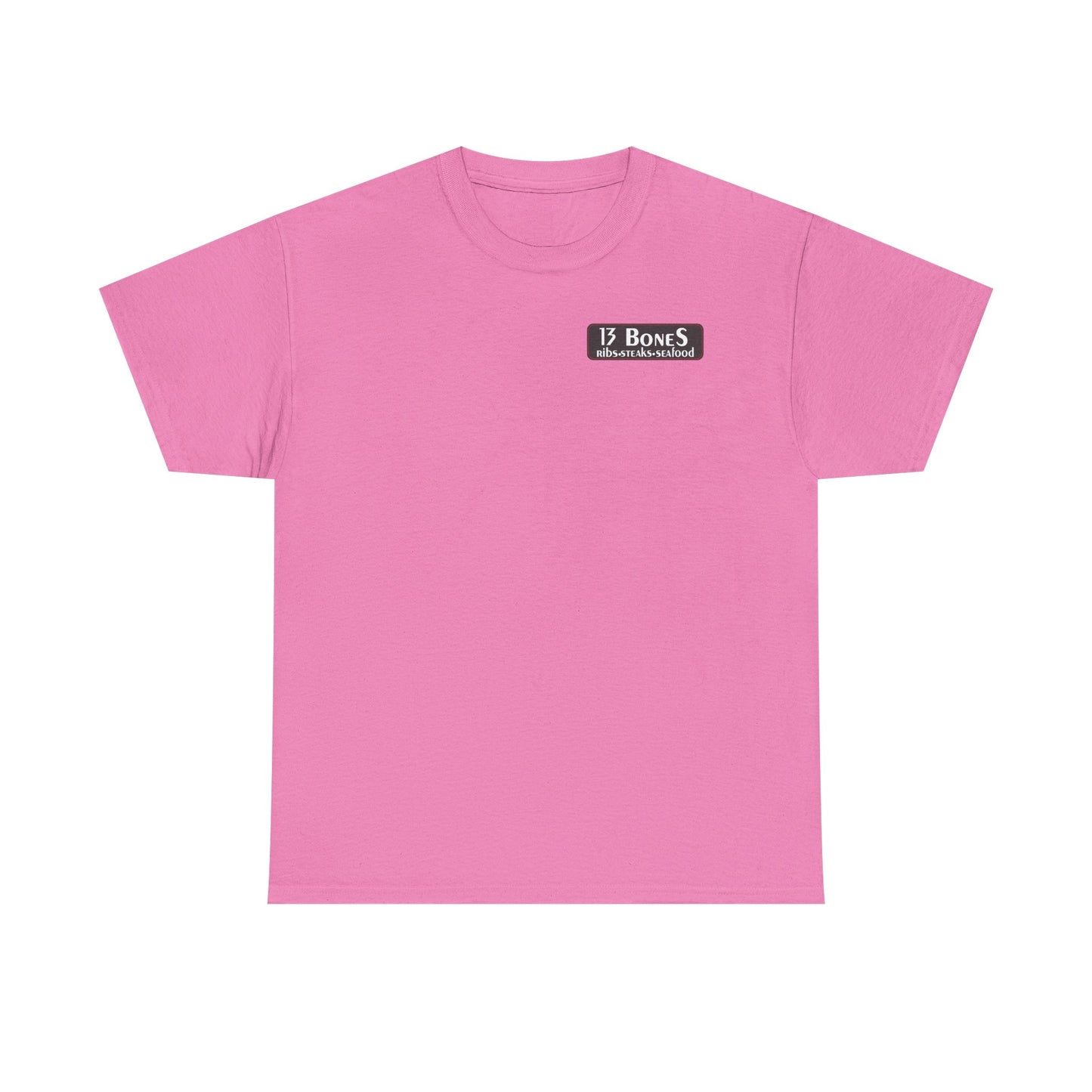 13 Bones Retro Unisex Heavy Cotton Tee - Steaks & Seafood Shirt
