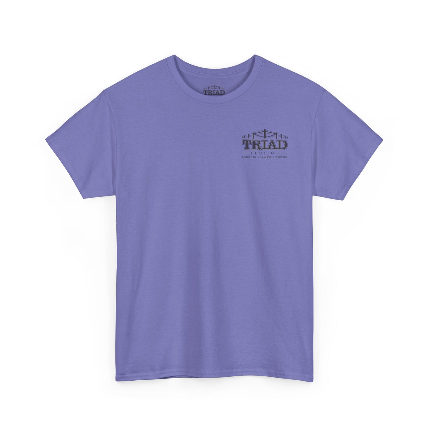 Triad Fencing Black Logo Unisex Heavy Cotton Tee