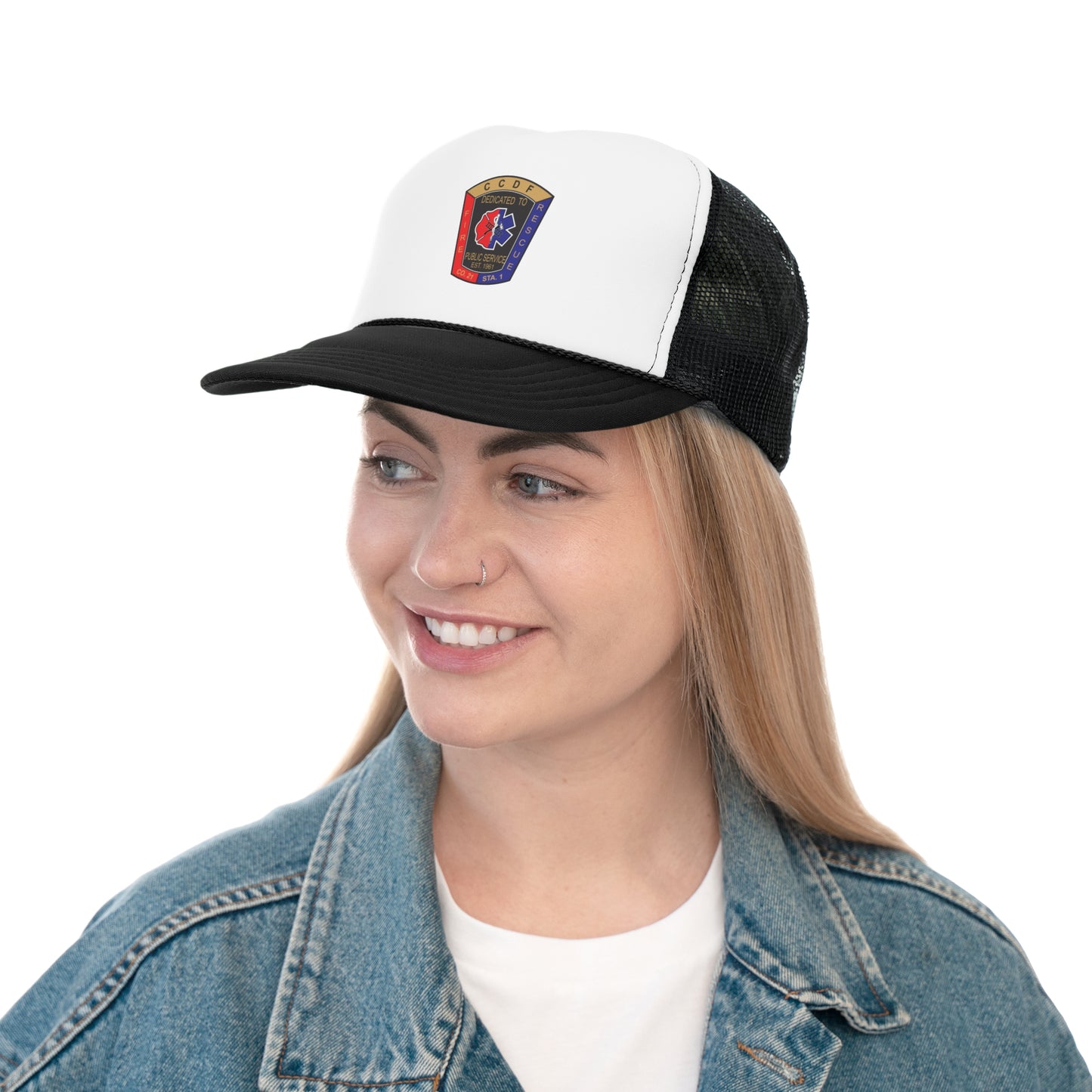 CCDF Custom Trucker Cap for Firefighters
