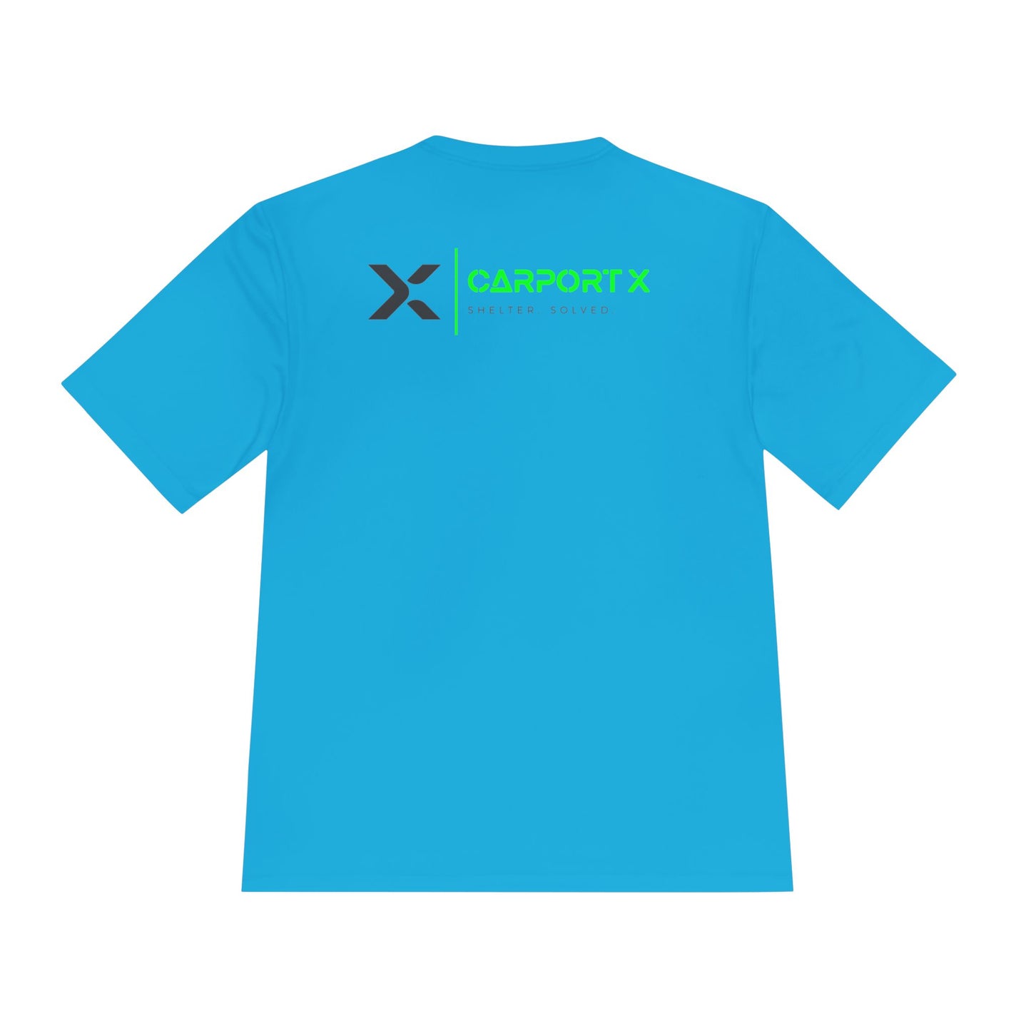 CarportX Unisex Moisture Wicking Tee for Active Lifestyles, Perfect for Gym, Sports, Outdoor Activities, Customizable Design, Gift for Athletes