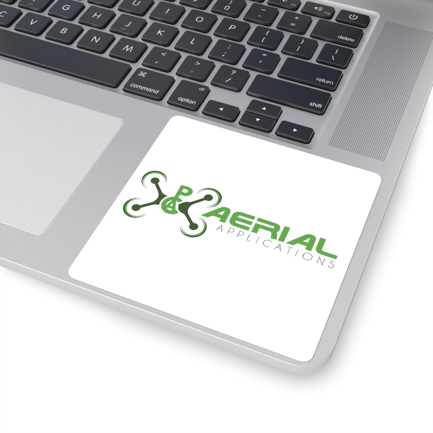 PAC Aerial Elegant Square Stickers, Custom Logo Stickers, Branding Stickers, Home Office Décor