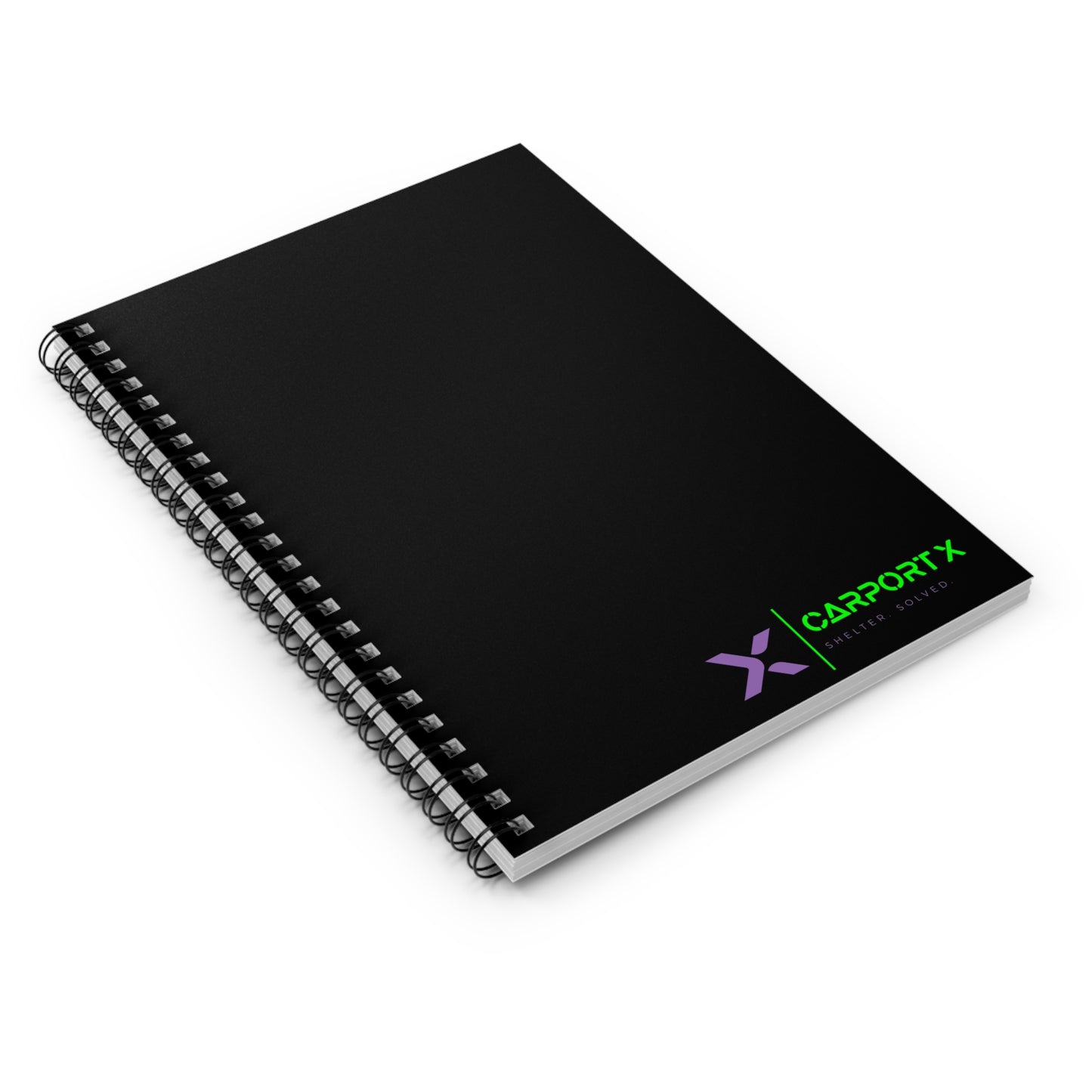 CarportX Stylish Spiral Notebook, Personal Journal, Office Supplies, Gift for Agents, Custom Cover Design
