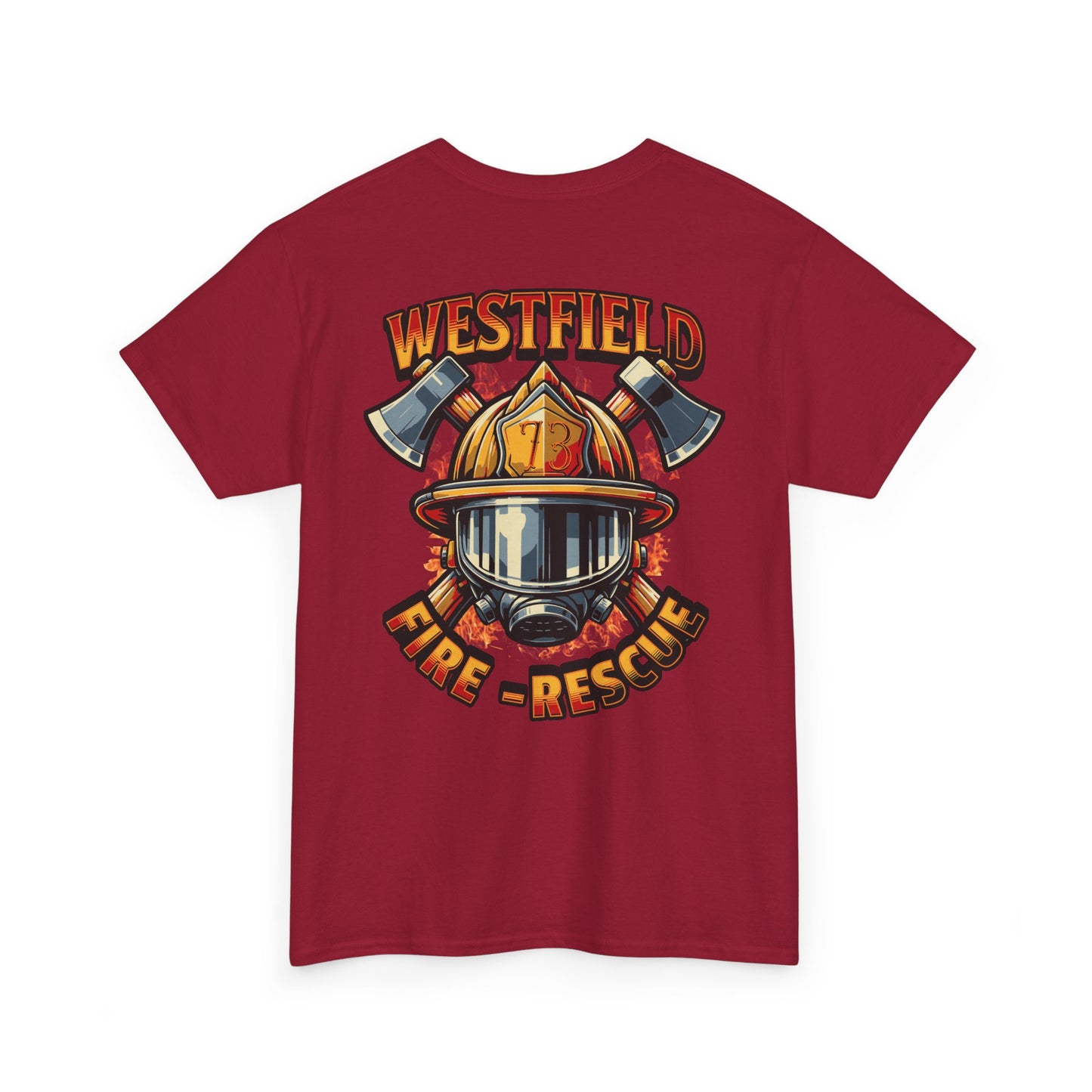 WVFD Firefighter - FR Tee – Unisex Heavy Cotton Shirt with Brave Design