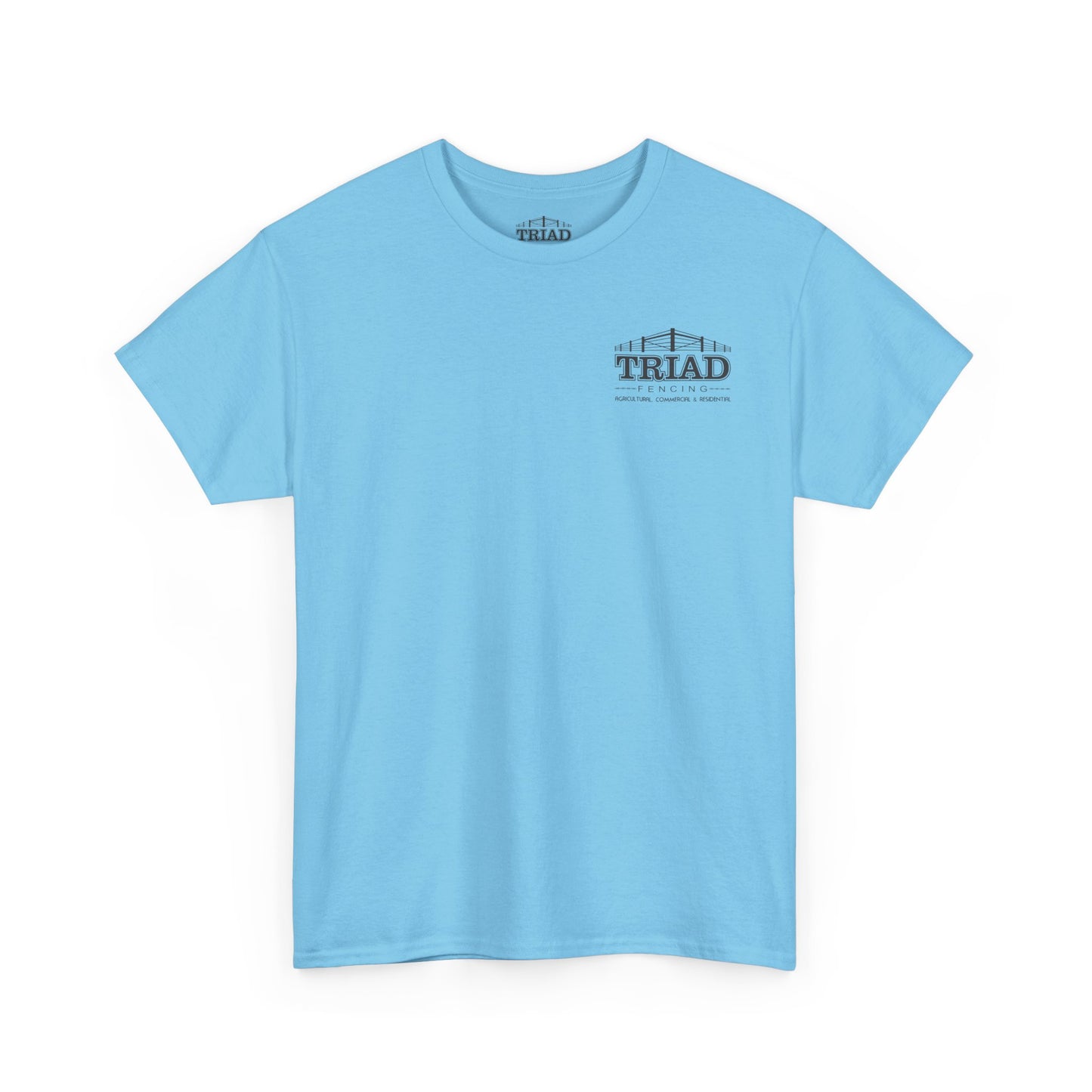 Triad Fencing Black Logo Unisex Heavy Cotton Tee