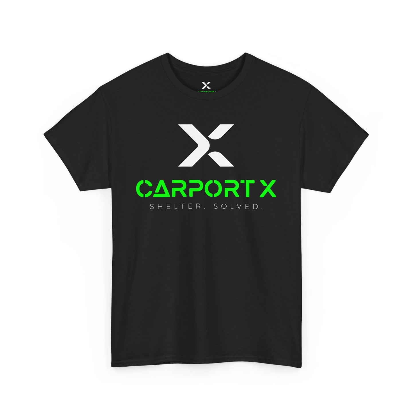 CarportX White Logo Unisex Heavy Cotton Tee