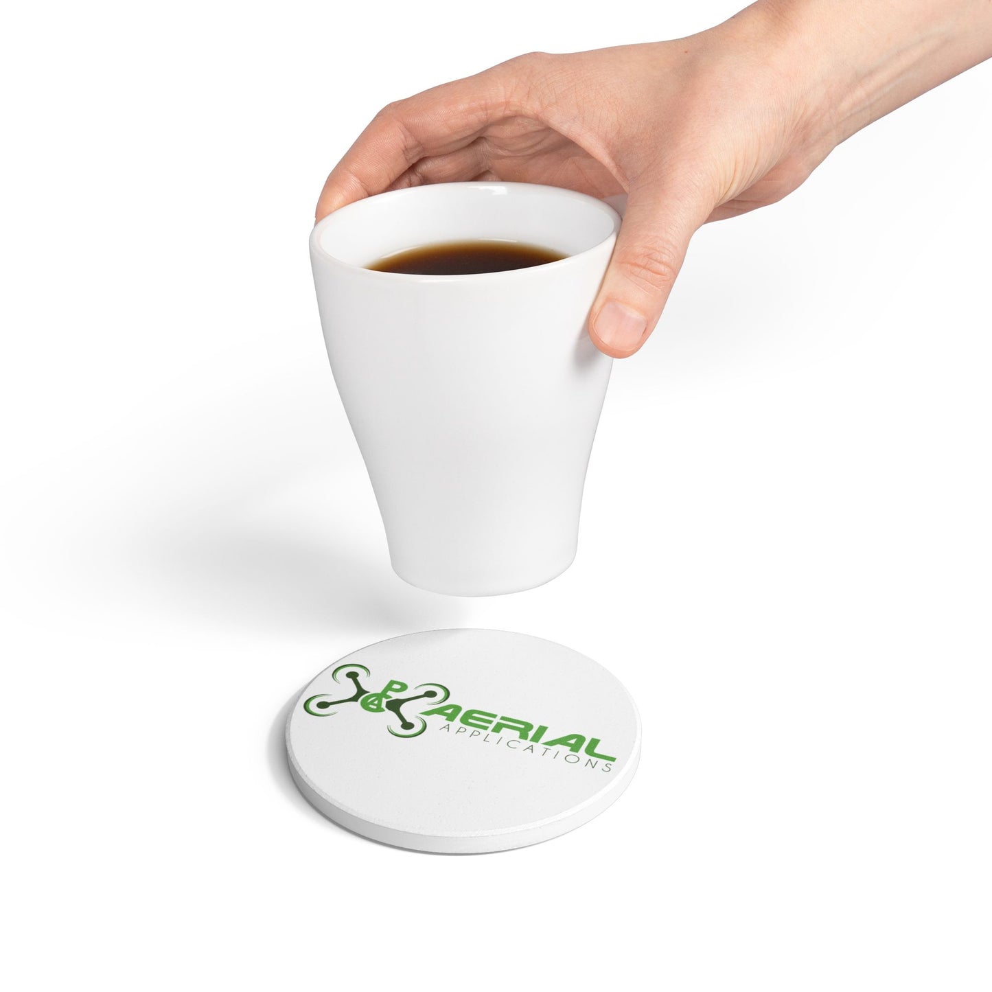 PAC Aerial Personalized Themed Ceramic Coaster - Custom Home Decor, Housewarming Gift, Realtor Gift, Unique Kitchen Accessory, Drinkware