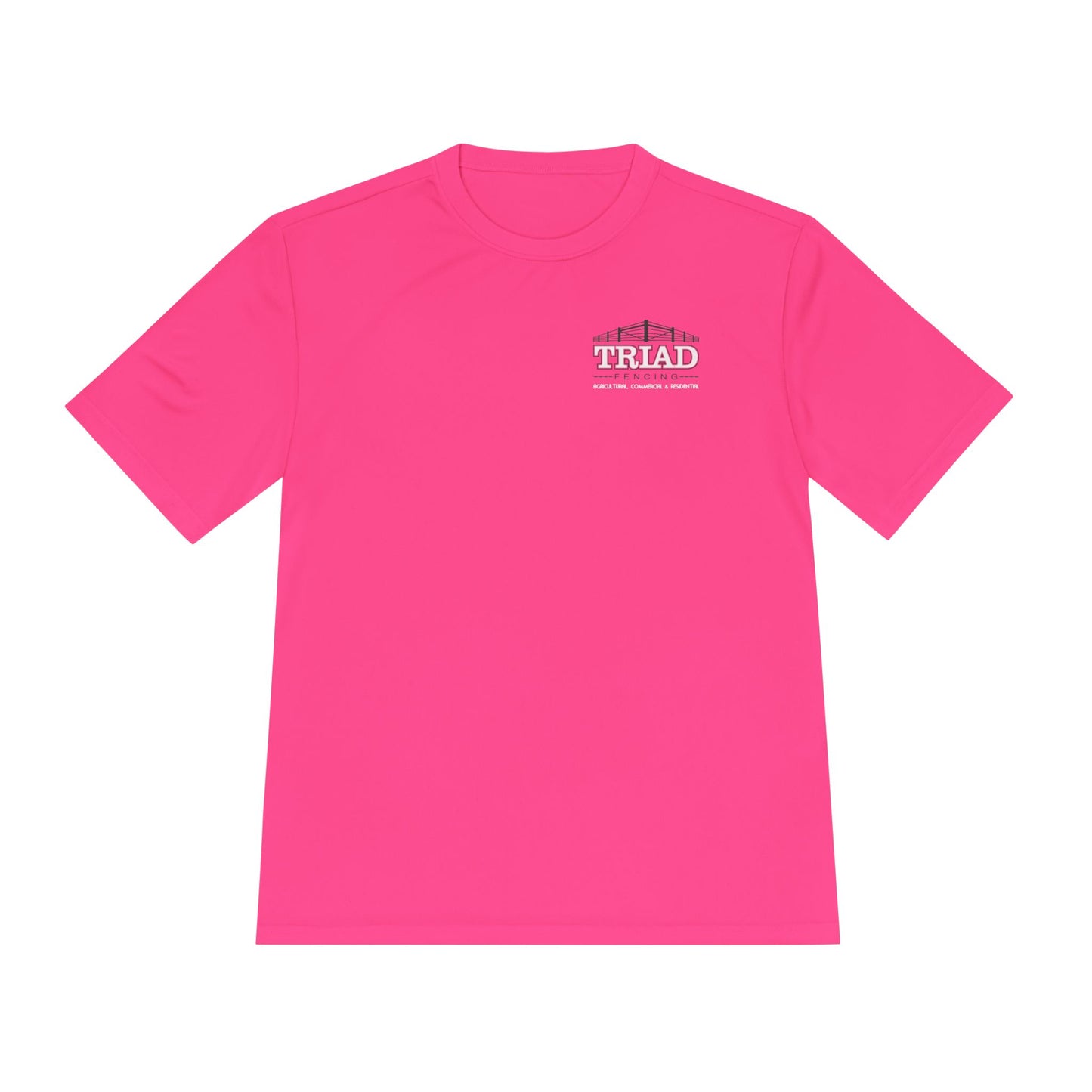 Triad Fencing Unisex Moisture Wicking Tee for Active Lifestyles, Perfect for Gym, Sports, Outdoor Activities, Customizable Design, Gift for Athletes