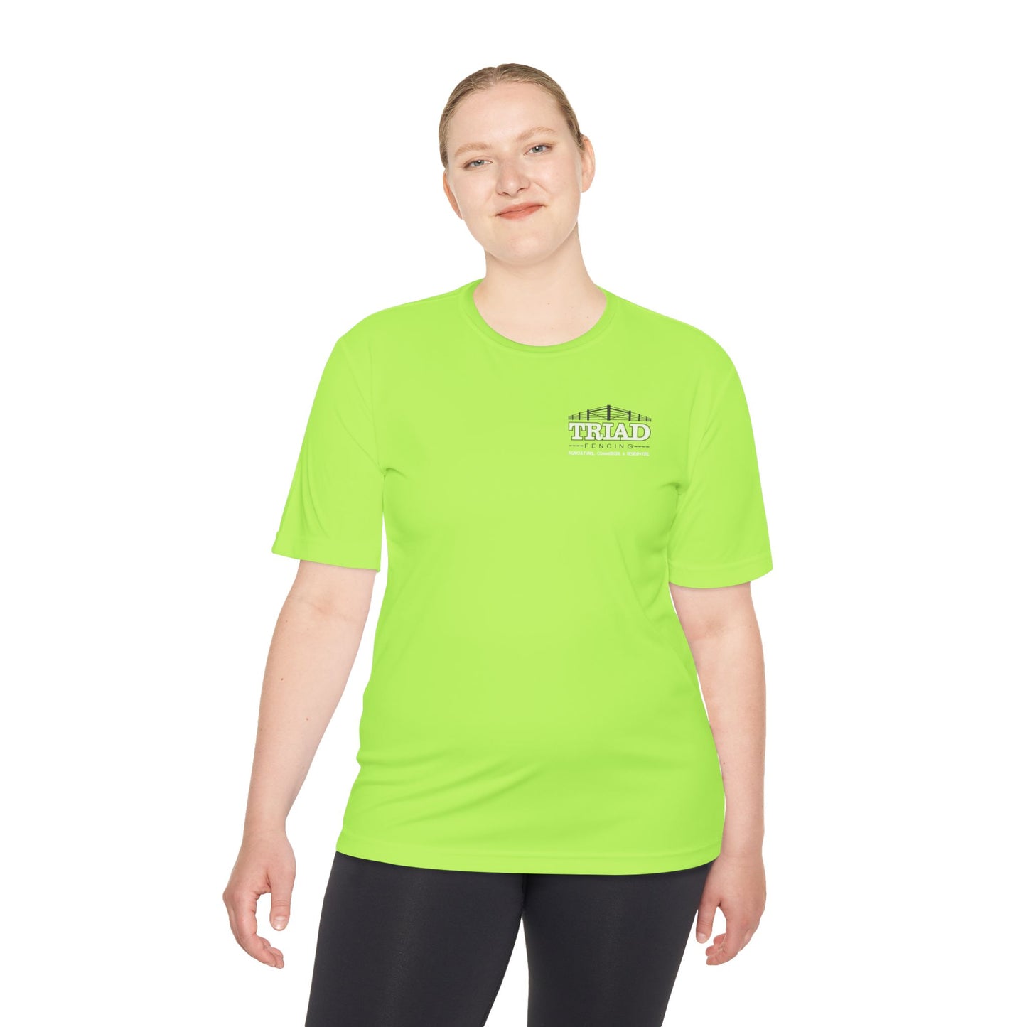 Triad Fencing Unisex Moisture Wicking Tee for Active Lifestyles, Perfect for Gym, Sports, Outdoor Activities, Customizable Design, Gift for Athletes