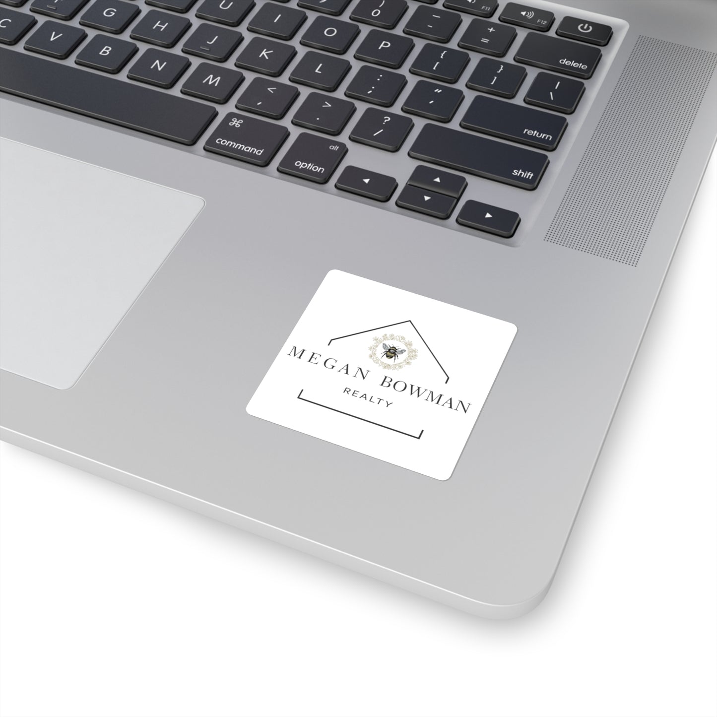 MBR Elegant Square Stickers, Custom Logo Stickers, Branding Stickers, Home Office Décor