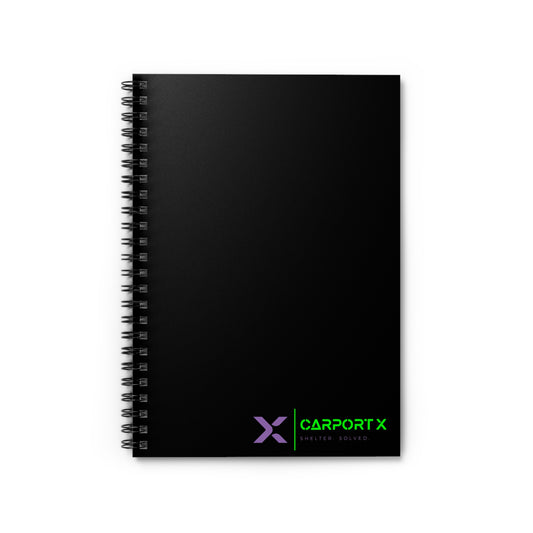 CarportX Stylish Spiral Notebook, Personal Journal, Office Supplies, Gift for Agents, Custom Cover Design