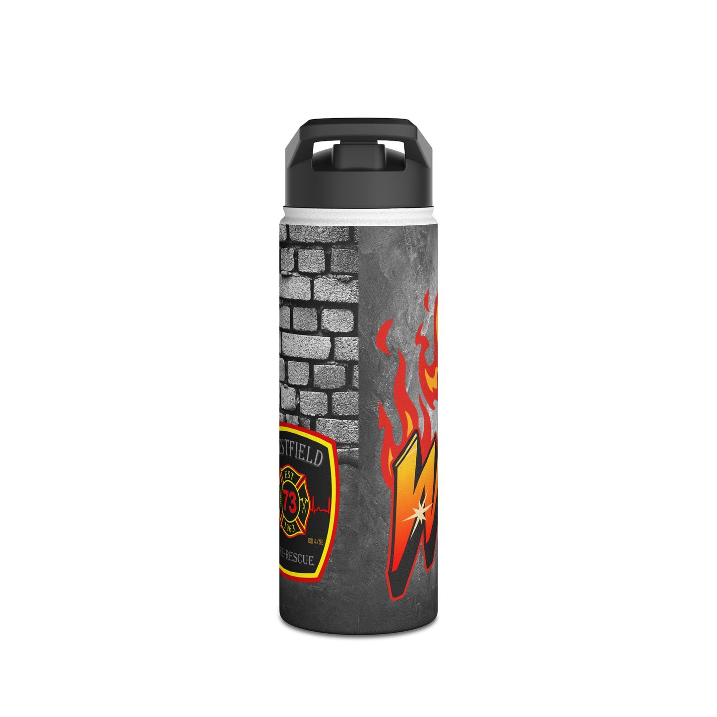 WVFD Firefighter Stainless Steel Water Bottle