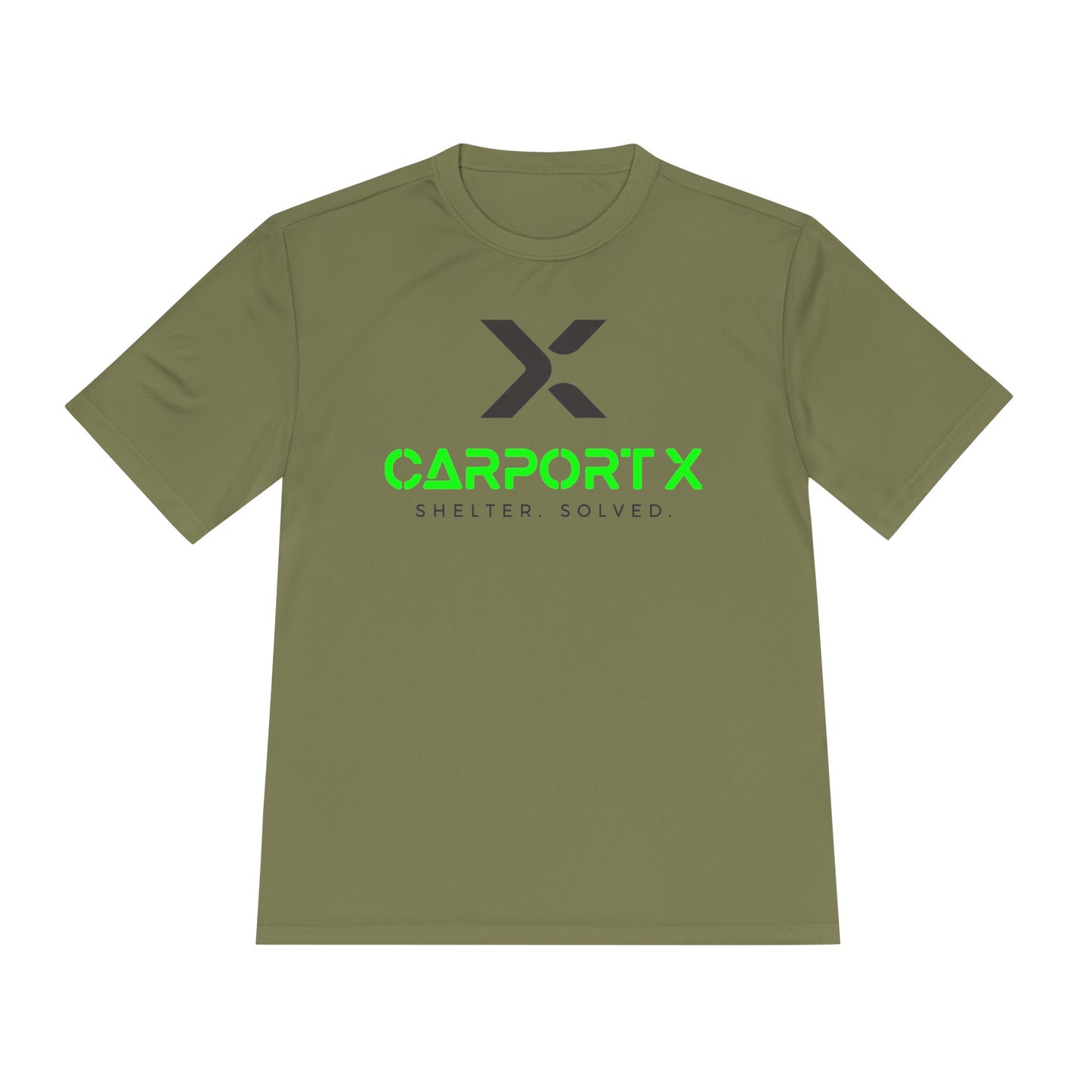 CarportX Unisex Moisture Wicking Tee for Active Lifestyles, Perfect for Gym, Sports, Outdoor Activities, Customizable Design, Gift for Athletes