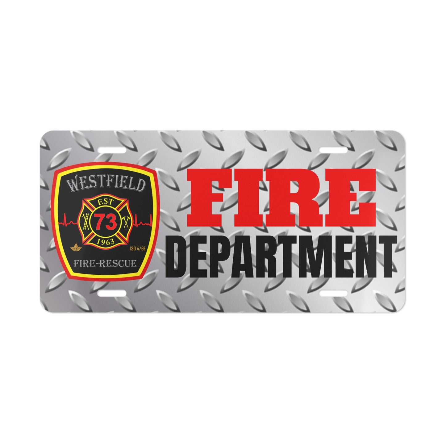WVFD FD Tread Vanity Plate