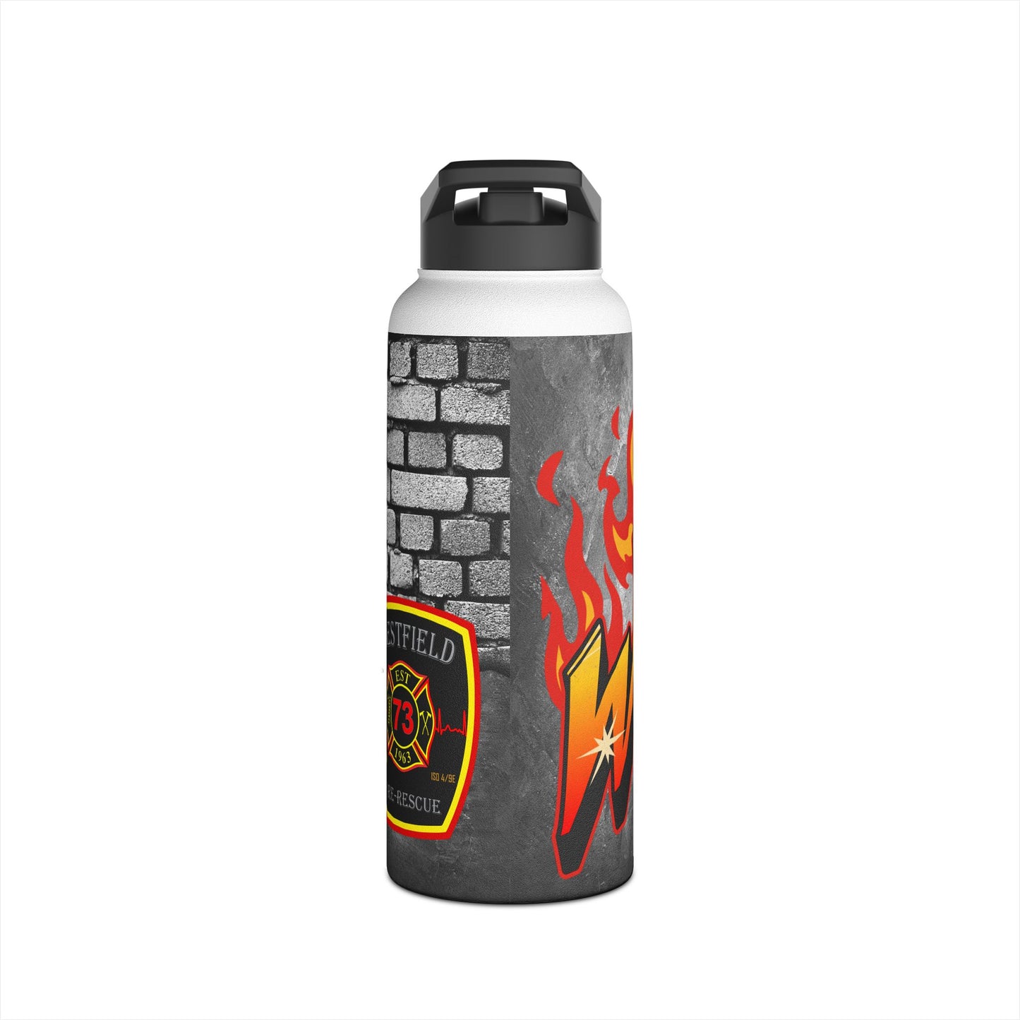 WVFD Firefighter Stainless Steel Water Bottle