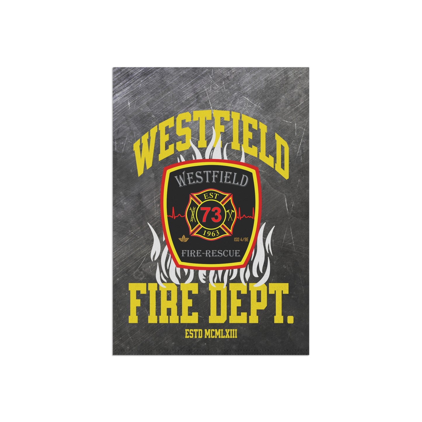 WVFD Garden Banner with Westfield Design - Perfect for Outdoor Decor and Celebrations