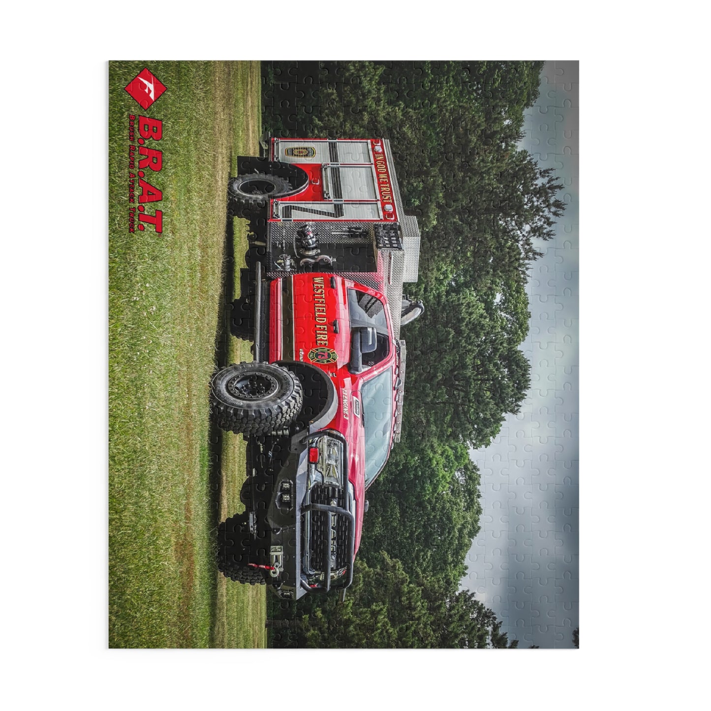 WVFD 73 Engine 3 Puzzle - 500-Piece for Firefighters and Enthusiasts