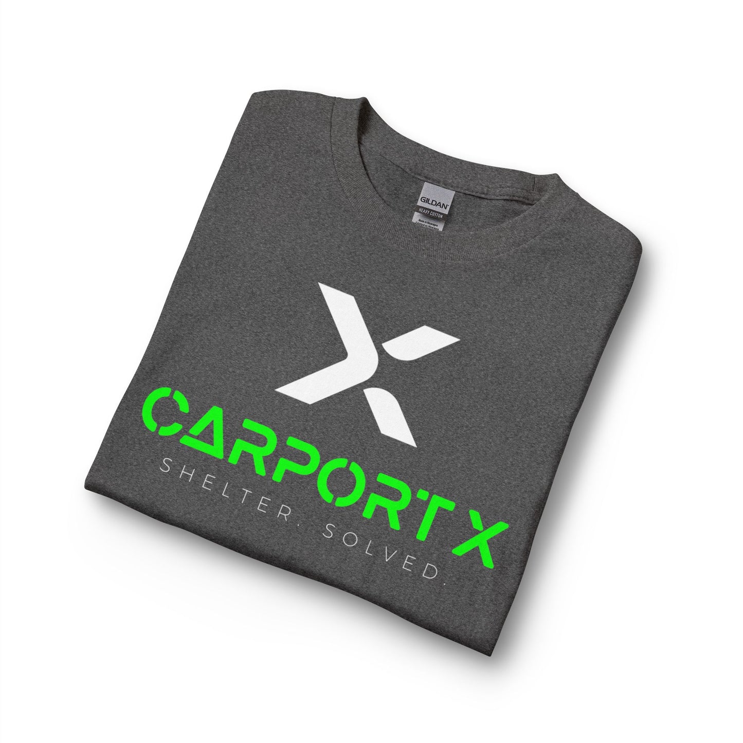 CarportX Logo Long Sleeve T-Shirt — 'CarportX Shelter Solved' Graphic Tee