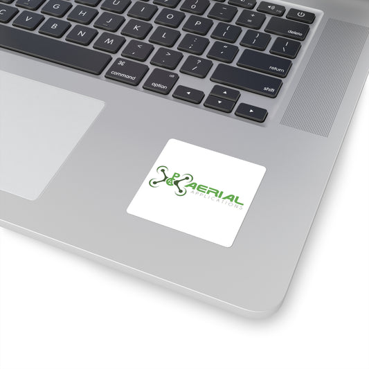 PAC Aerial Elegant Square Stickers, Custom Logo Stickers, Branding Stickers, Home Office Décor