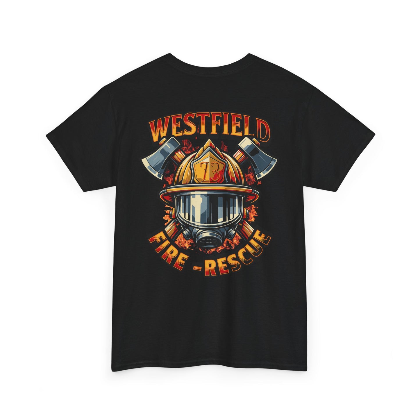WVFD Firefighter - FR Tee – Unisex Heavy Cotton Shirt with Brave Design