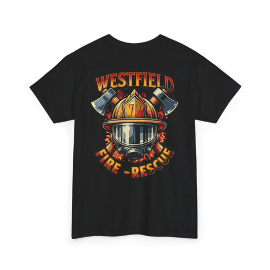 WVFD Firefighter - FR Tee – Unisex Heavy Cotton Shirt with Brave Design