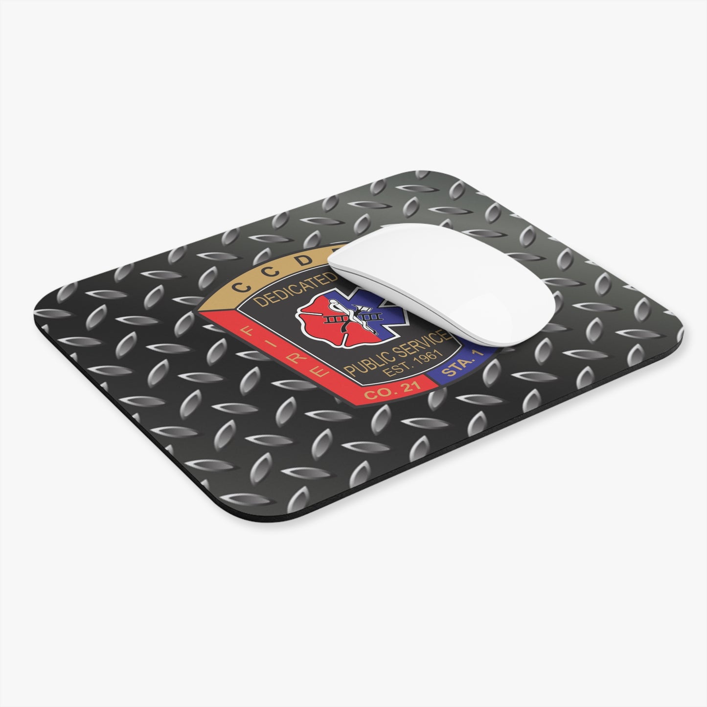 CCDF Logo Themed Mouse Pad - Durable Rectangle Desk Mat