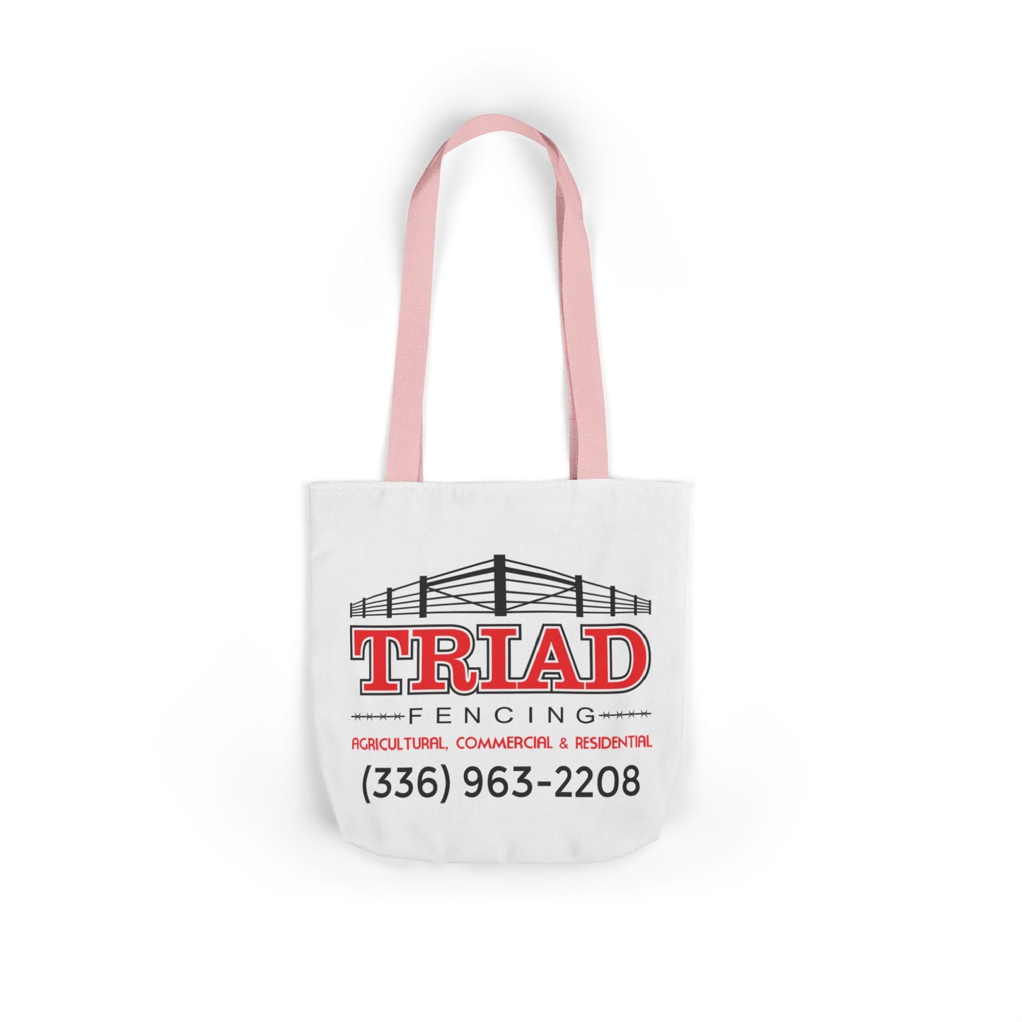 Triad Fencing Stylish Canvas Tote Bag with 5-Color Straps - Ideal for Everyday Use, Beach Trips, and Shopping