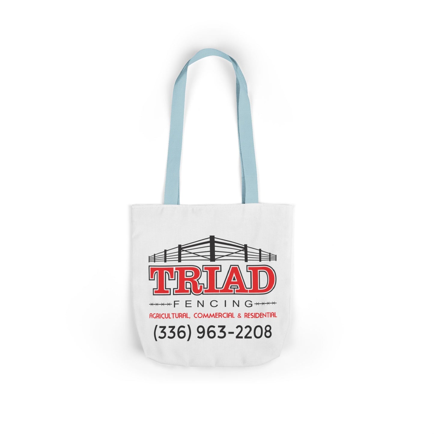 Triad Fencing Stylish Canvas Tote Bag with 5-Color Straps - Ideal for Everyday Use, Beach Trips, and Shopping