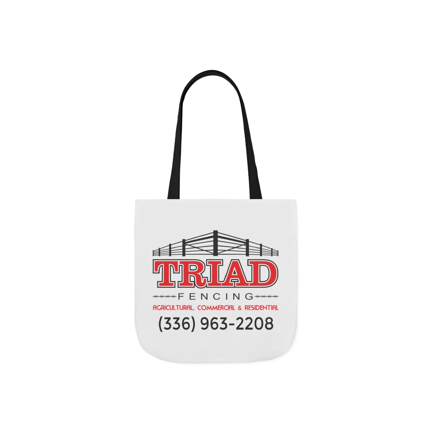 Triad Fencing Stylish Canvas Tote Bag with 5-Color Straps - Ideal for Everyday Use, Beach Trips, and Shopping