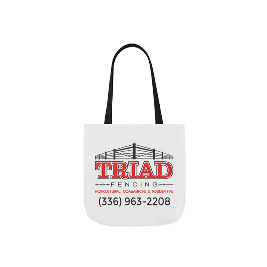 Triad Fencing Stylish Canvas Tote Bag with 5-Color Straps - Ideal for Everyday Use, Beach Trips, and Shopping