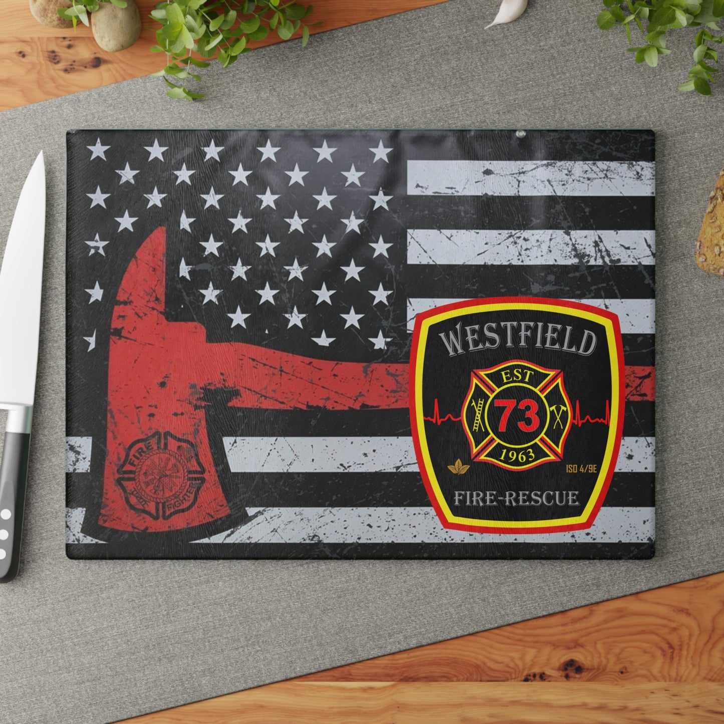 WVFD Glass Cutting Board