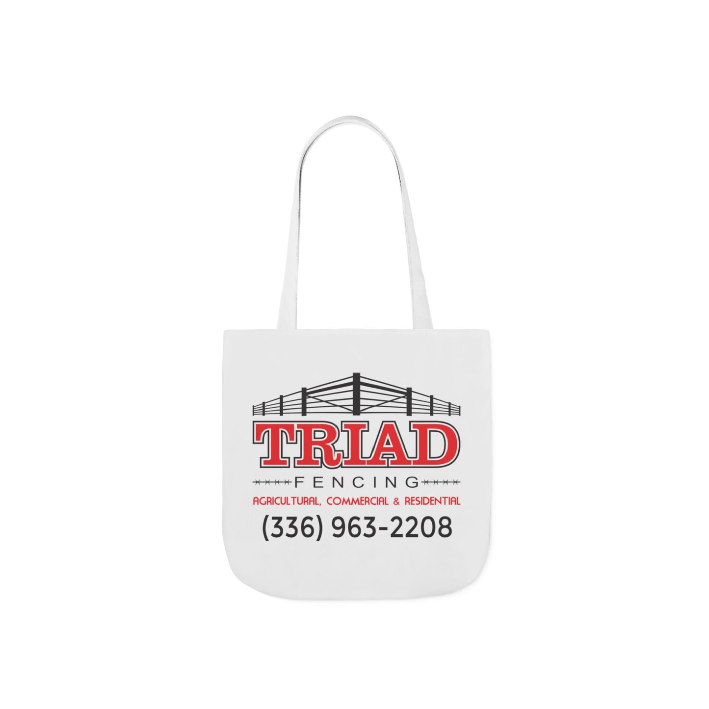 Triad Fencing Stylish Canvas Tote Bag with 5-Color Straps - Ideal for Everyday Use, Beach Trips, and Shopping