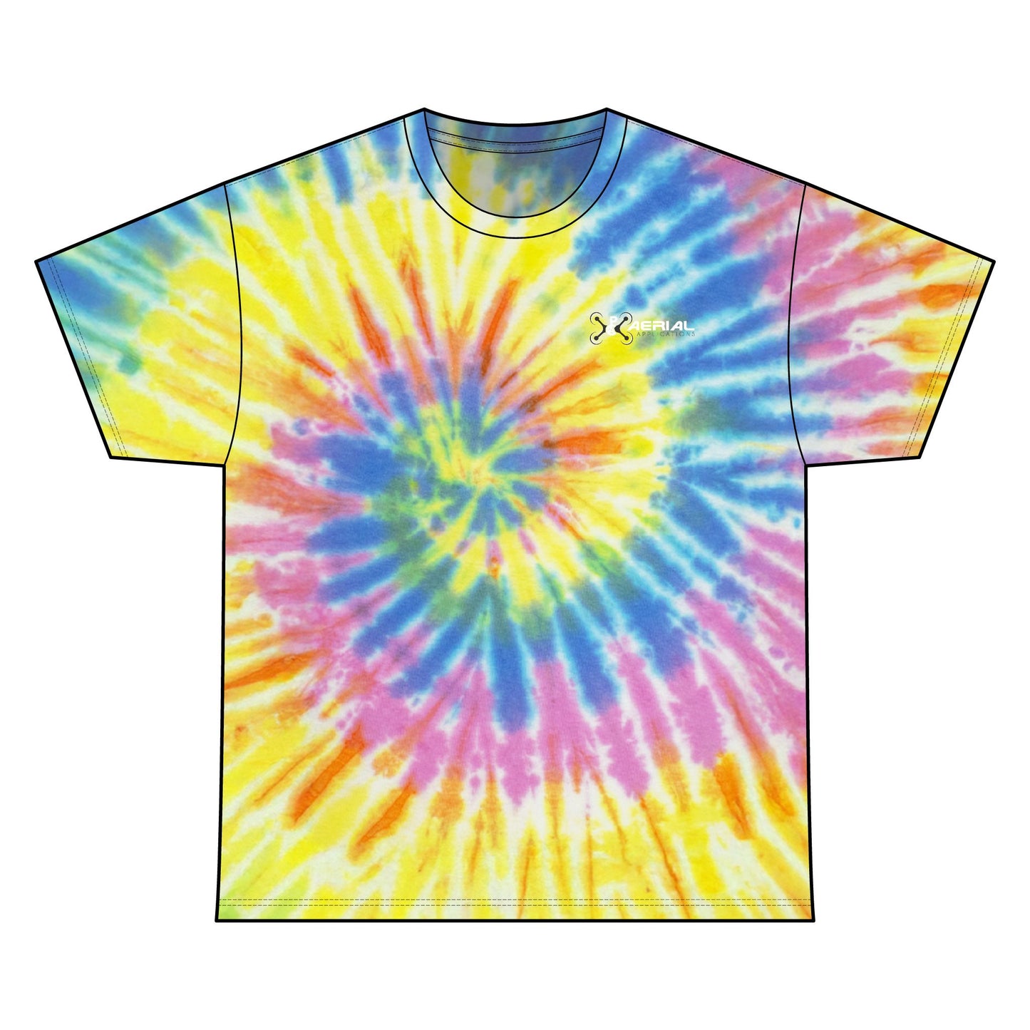 PAC Aerial Unisex Tie Dye Cotton Tee - Colorful Summer Vibe Shirt, Tie Dye Shirt for Festivals, Casual Wear, Gift for Friends, Licensed Business [...]