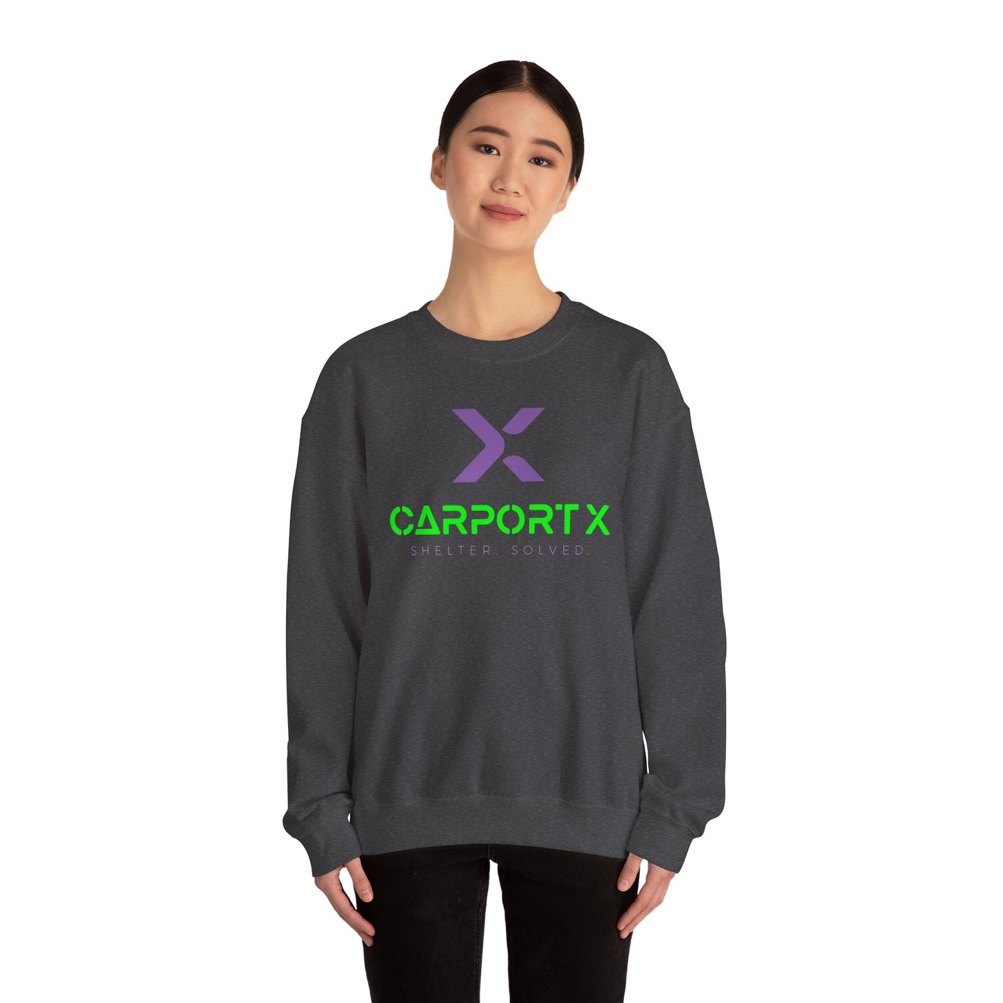 CarportX Unisex Heavy Blend™ Crewneck Sweatshirt - Dark Colors
