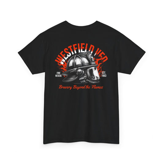 WVFD Fire Rescue Tee – Unisex Heavy Cotton Shirt with Brave Design