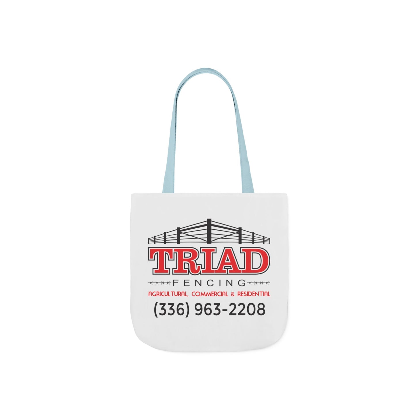 Triad Fencing Stylish Canvas Tote Bag with 5-Color Straps - Ideal for Everyday Use, Beach Trips, and Shopping
