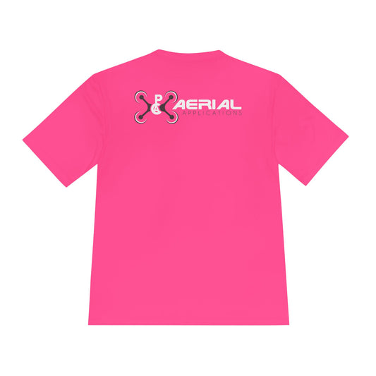 PAC Aerial Unisex Moisture Wicking Tee for Active Lifestyles, Perfect for Gym, Sports, Outdoor Activities, Customizable Design, Gift for Athletes