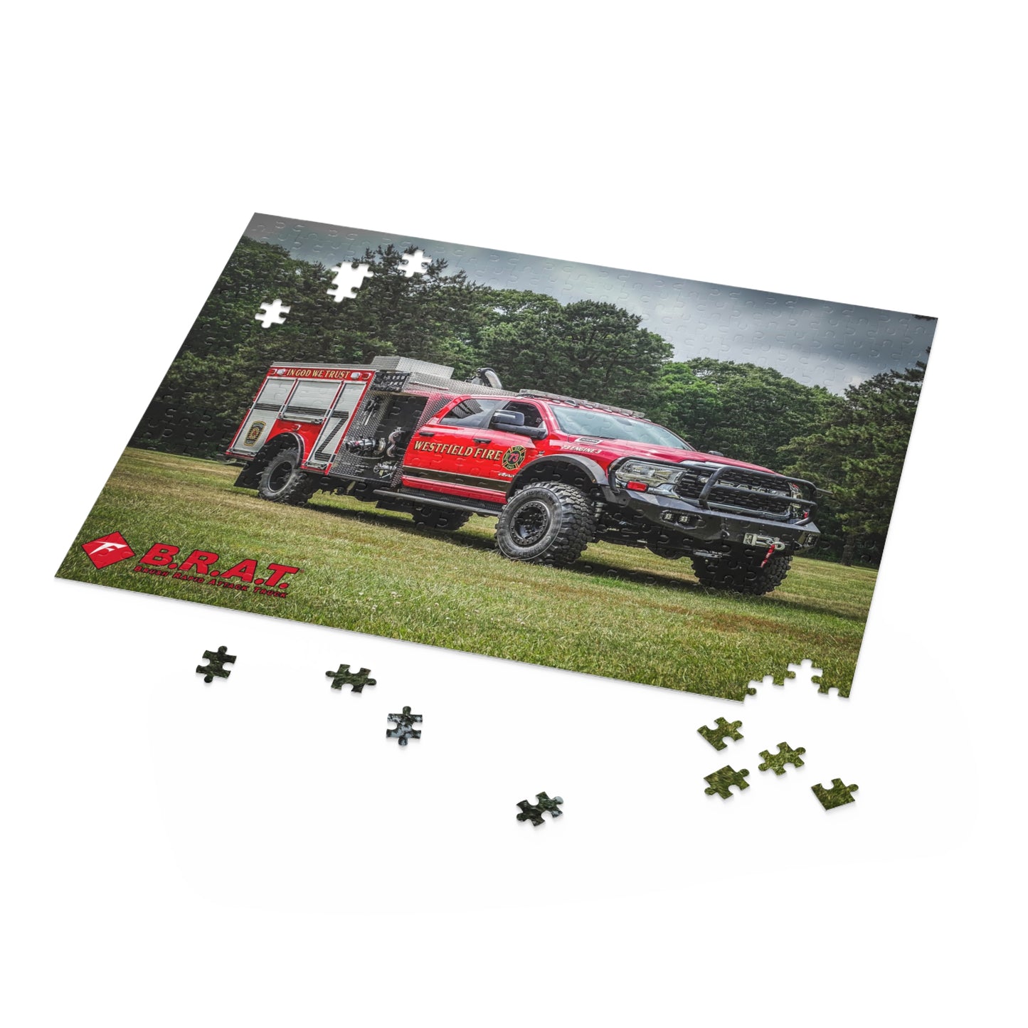 WVFD 73 Engine 3 Puzzle - 500-Piece for Firefighters and Enthusiasts