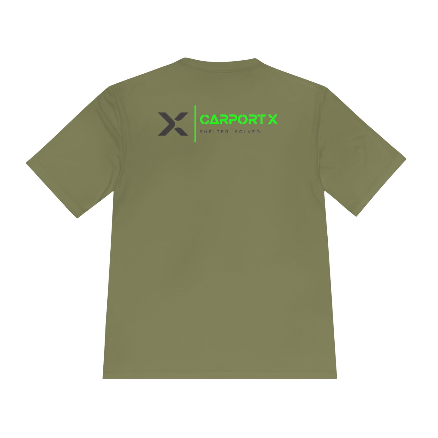 CarportX Unisex Moisture Wicking Tee for Active Lifestyles, Perfect for Gym, Sports, Outdoor Activities, Customizable Design, Gift for Athletes