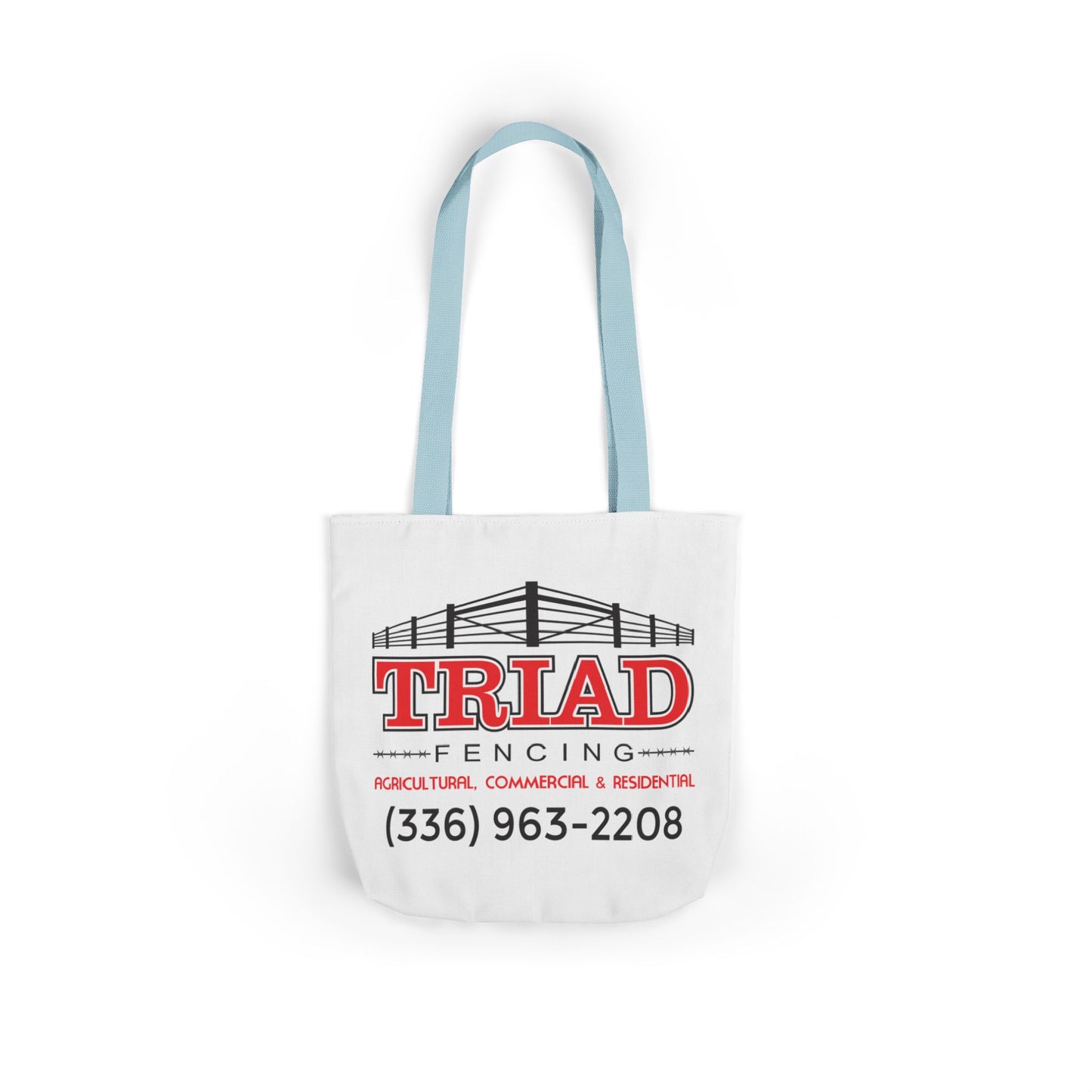 Triad Fencing Stylish Canvas Tote Bag with 5-Color Straps - Ideal for Everyday Use, Beach Trips, and Shopping